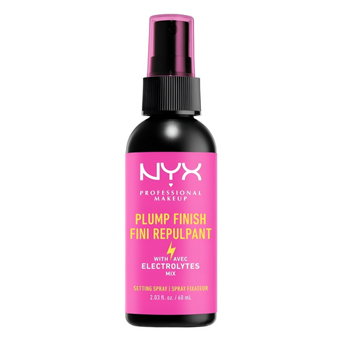 Xịt giữ nền kiềm dầu NYX Plump Finish Setting Spray 30ml - Giúp lớp trang điểm bền đẹp và mịn màng suốt cả ngày