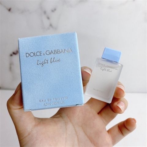 Nước Hoa Nhí Dolce Gabbana Light Blue Pour Homme EDT 4.5ml - Hương Thơm Sang Trọng Cho Nam Giới, Phù Hợp Mọi Dịp