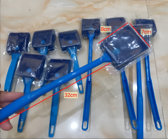 Cây Cọ Rửa Vệ Sinh Hồ Cá Thủy Sinh - Cán Nhựa Ngắn Dài, Dụng Cụ Làm Sạch Bể Cá, Phụ Kiện Vệ Sinh Bể Cá Cảnh