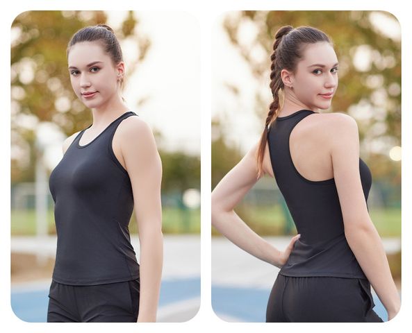 Áo Ba Lỗ Nữ Khoét Lưng Thể Thao - Chất Liệu Polyester Mềm Mại, Thoáng Khí, Phong Cách Năng Động, 6 Màu Sắc Tươi Sáng