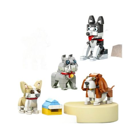 Đồ Chơi Lắp Ráp LEGO Mini - Bộ Các Giống Chó & Con Vật Nông Trại Ngộ Nghĩnh Cho Bé - Đồ Chơi Giáo Dục Sáng Tạo
