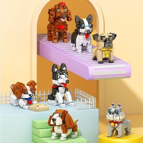 Đồ Chơi Lắp Ráp LEGO Mini - Bộ Các Giống Chó & Con Vật Nông Trại Ngộ Nghĩnh Cho Bé - Đồ Chơi Giáo Dục Sáng Tạo