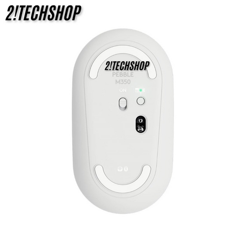 Chuột Không Dây Bluetooth Logitech M350 Trắng - Thiết Kế Nhỏ Gọn, Click Silent, Dùng Cho Máy Tính, Laptop, Văn Phòng, Bảo Hành 12 Tháng