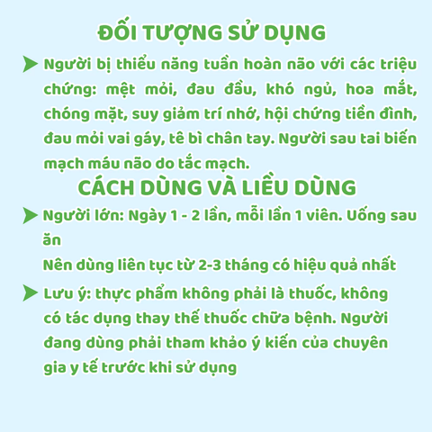 Viên Uống Hoạt Huyết Japa Kids - Tăng Cường Tuần Hoàn Máu Não, Cải Thiện Trí Nhớ, Giảm Chóng Mặt, Hỗ Trợ Giấc Ngủ