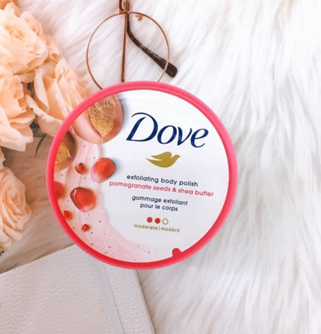 Tẩy Tế Bào Chết Dove Exfoliating Body Polish 298G - Hương Lựu - Mỹ