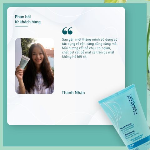 Gel Rửa Mặt Placentor Cleansing 150ml - Sạch Sâu, Dịu Nhẹ Cho Mọi Loại Da, Tinh Dầu Oải Hương & Hương Thảo, Không Chứa Xà Phòng