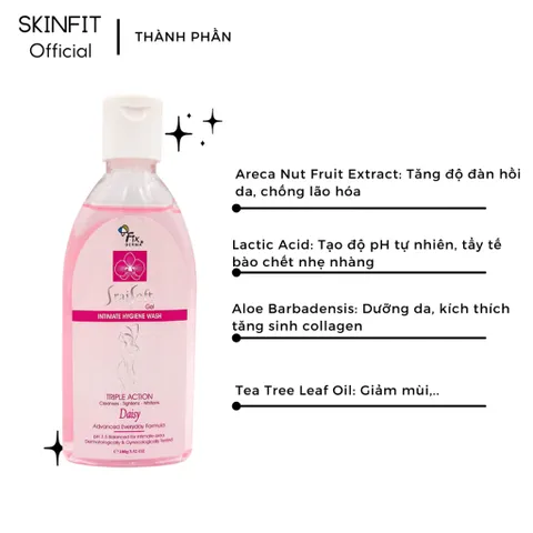 Gel Vệ Sinh Hương Nhài Fixderma 100g – Khử Mùi, Làm Sạch, Cân Bằng Độ Ẩm Cho Vùng Kín, Dành Cho Nam Nữ