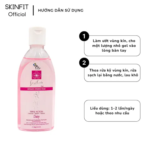 Gel Vệ Sinh Hương Nhài Fixderma 100g – Khử Mùi, Làm Sạch, Cân Bằng Độ Ẩm Cho Vùng Kín, Dành Cho Nam Nữ