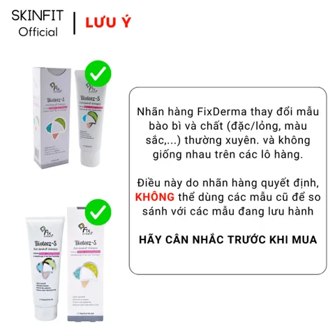 Dầu Gội Fixderma Bioteez-s - Giảm Ngứa, Làm Sạch Gàu, Kích Thích Mọc Tóc Khỏe, 75g - Chăm Sóc Tóc Từ Thiên Nhiên