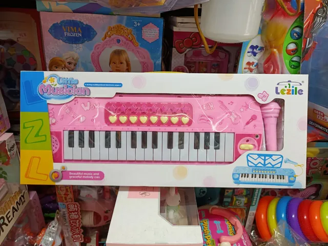 Đàn Piano Đồ Chơi Lezile 3206 Có Micro, Đèn Và Nhạc - Đồ Chơi Giáo Dục Phát Triển Âm Nhạc Cho Trẻ Em, Màu Sắc Ngẫu Nhiên