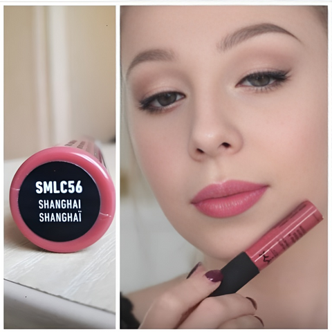 Son kem lì NYX Professional Makeup Soft Matte Lip Cream 8 mL màu Shanghai - Độ bám màu lâu và lớp finish mềm mịn, hoàn hảo cho trang điểm hàng ngày.