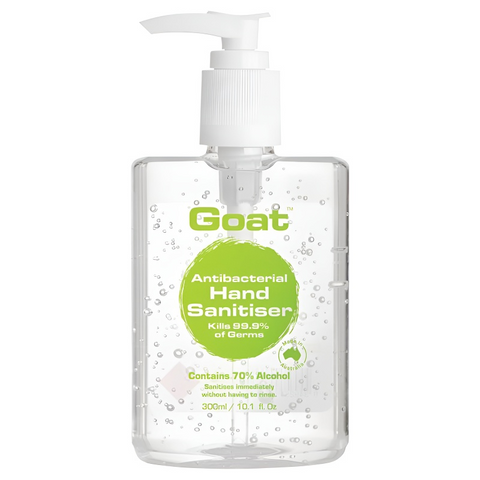 Gel khử trùng tay Goat 300ml - Nước rửa tay kháng khuẩn chứa cồn 70% diệt khuẩn 99,9%, giữ ẩm da, tiện lợi mang theo