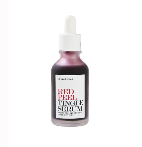 Tinh Chất Peel Tái Tạo Da So Natural Red Peel Tingle Serum 35ml - Hỗ Trợ Làm Sáng Da, Giảm Mụn Đầu Đen, Mờ Thâm