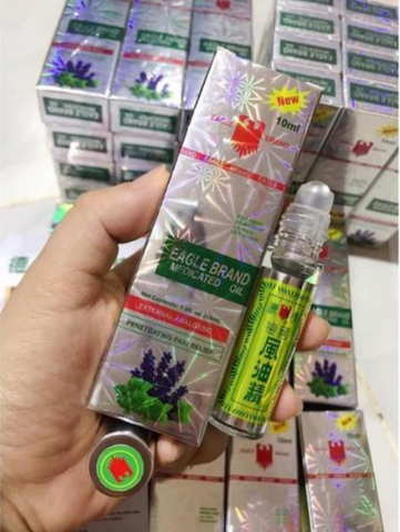 Lốc 12 Dầu Gió Trắng Eagle Dạng Lăn 10ml ( Trắng)