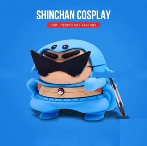 Vỏ Bao Silicon Airpods Đựng Tai Nghe Airpod 1 2 Pro Hình Cu Shin Ninja Rùa Siêu Ngầu - Phụ Kiện Thời Trang Tech