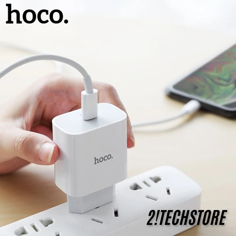 Bộ Sạc Nhanh 20W Hoco Cốc Sạc PD3.0 QC3.0 Cho iPhone 8/11/12/13/14 ProMax - An Toàn Chống Quá Tải Nhiệt, Tiện Dụng Sử Dụng Hằng Ngày