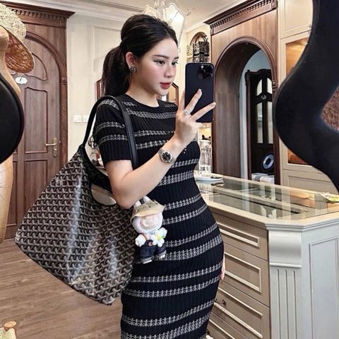 Túi Hobo Goya Công Sở Cao Cấp Size Miệng 40cm Đáy 34cm Kèm Ví - Túi Du Lịch Thanh Lịch Cho Nàng Trẻ Trung