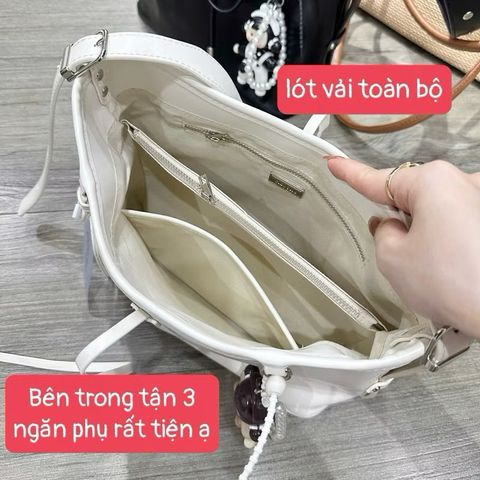 Túi Chio Shopping Kèm Móc Búp Bê Size 27 - Túi Xách Công Sở Thời Trang Cao Cấp, Chất Liệu Bền Đẹp, Dành Cho Mọi Phong Cách