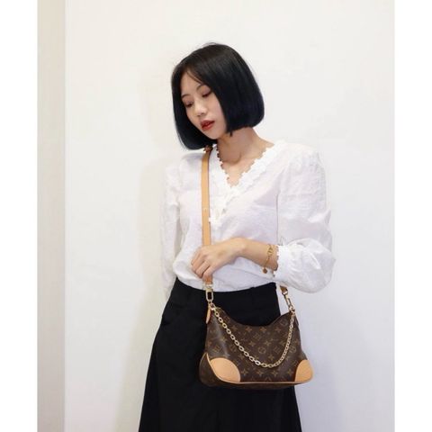 Túi Lee Vi kẹp nách size 27 bản 2 dây fullbox hàng QC cao cấp