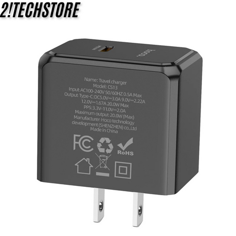 Bộ Sạc Nhanh 20W Hoco CS13 - Củ Sạc Type-C Chống Nóng Hiệu Quả cho Điện Thoại, Sạc Nhanh Giá Tốt