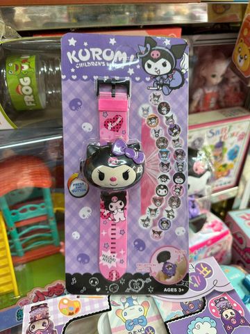 Đồng Hồ Trẻ Em Kuromi 3051A - Dễ Dàng Điều Chỉnh Dây Đeo, Học Cách Xem Giờ Vui Vẻ, Phụ Kiện Dễ Thương Cho Bé Từ 3 Tuổi Trở Lên