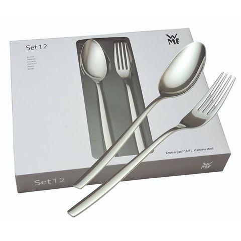 Bộ Thìa Dĩa WMF Miami 12 Món Cao Cấp Thép Không Gỉ - Dụng Cụ Nhà Bếp Cho Gia Đình Vừa Và Nhỏ, Thích Hợp Dùng Hằng Ngày