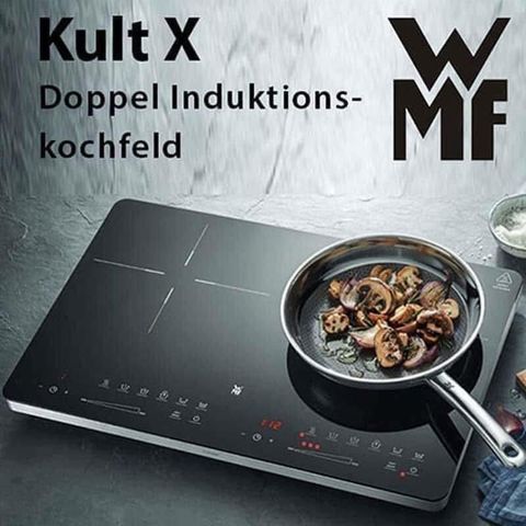 Bếp Từ Đôi WMF Kult X 3500W - Bếp Nấu Điện Cảm Ứng Chịu Nhiệt,Công Suất Tối Đa 2100W/ Bếp Đến An Toàn và Tiện Dụng