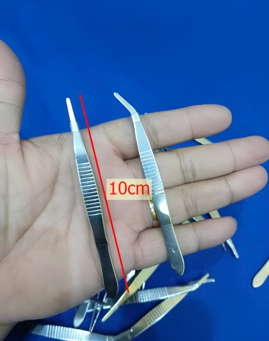 Bộ Nhíp Thủy Sinh Thẳng và Cong - Dụng Cụ Trồng Cây Hồ Cá, Kích Thước 10-16cm, Chất Liệu Thép Không Gỉ