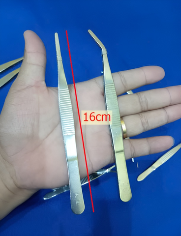 Bộ Nhíp Thủy Sinh Thẳng và Cong - Dụng Cụ Trồng Cây Hồ Cá, Kích Thước 10-16cm, Chất Liệu Thép Không Gỉ