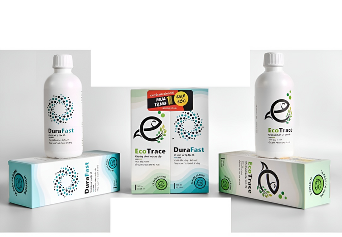 Men Vi Sinh DuraFast & Khoáng Chọn Lọc EcoTrace - Giải Pháp Xử Lý Độc Tố Cho Cá Cảnh, Không Cần Thay Nước Thường Xuyên