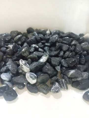 Sỏi Đen Hồng Trang Trí - Đá Màu Tự Nhiên 1kg Cho Chậu Cây Cảnh, Bể Cá, Tiểu Cảnh, Trang Trí Sân Vườn