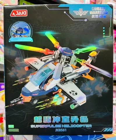 Đồ Chơi Lắp Ráp JAKI JK8561 Máy Bay Trực Thăng Super Pulse Helicopter XSM1 - Bộ Đồ Chơi Sáng Tạo Cho Trẻ Em