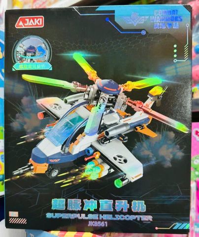 Đồ Chơi Lắp Ráp JAKI JK8561 Máy Bay Trực Thăng Super Pulse Helicopter XSM1 - Bộ Đồ Chơi Sáng Tạo Cho Trẻ Em
