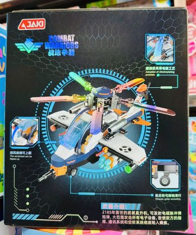Đồ Chơi Lắp Ráp JAKI JK8561 Máy Bay Trực Thăng Super Pulse Helicopter XSM1 - Bộ Đồ Chơi Sáng Tạo Cho Trẻ Em