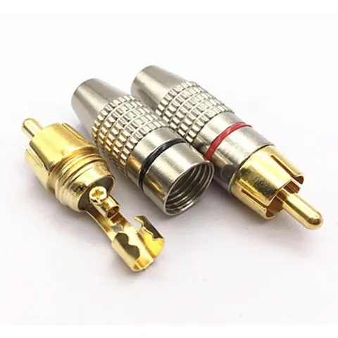 Giắc RCA Không Hàn Tiện Dụng - Kết Nối Âm Thanh & Video Dễ Dàng, Chất Lượng Cao, Tương Thích Nhiều Thiết Bị