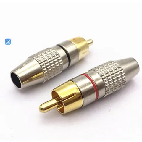 Giắc RCA Không Hàn Tiện Dụng - Kết Nối Âm Thanh & Video Dễ Dàng, Chất Lượng Cao, Tương Thích Nhiều Thiết Bị