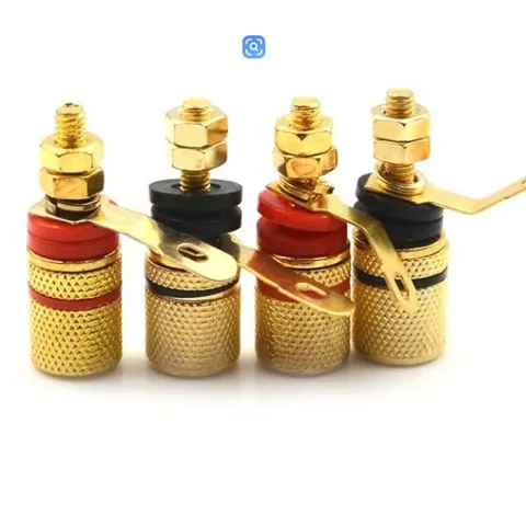 Bộ 4 Phích Cắm Bắp Chuối 4mm - Kết Nối Thiết Bị Điện Tiện Lợi, Chắc Chắn và Bền Bỉ, Phụ Kiện Gia Đình Không Thể Thiếu