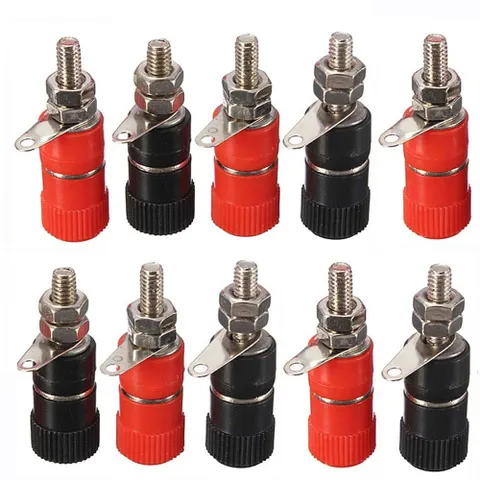 Trạm loa Js-910b Kết Nối Chuối Cắm Đỏ Đen - Thiết Bị Âm Thanh Chất Lượng Cao, Tương Thích Nhiều Loại Loa, Dễ Dàng Sử Dụng
