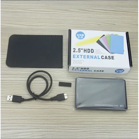 Box ổ cứng 3.0 chát lượng cao dùng cho ổ SSD, HDD 2.5 inch, có đèn báo