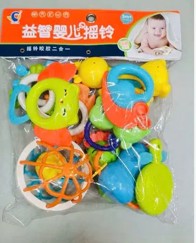 Bộ đồ chơi xúc xắc cho trẻ sơ sinh 566 - Thiết kế màu sắc sinh động, phát triển vận động và tư duy cho bé yêu.