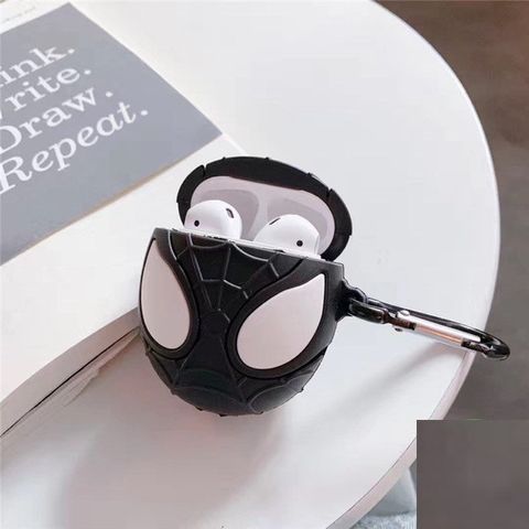 Vỏ Bọc Silicon AirPods 1 2 - Người Nhện Độc Đáo Cho Hộp Sạc Tai Nghe AirPods, Phụ Kiện Thời Trang Gamer