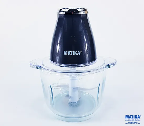 Máy Xay Thịt Matika MTK-3220 - Công Suất 300W, Dung Tích 2L, Tiết Kiệm Thời Gian, Yên Tĩnh, Dễ Vệ Sinh cho Bữa Ăn Gia Đình