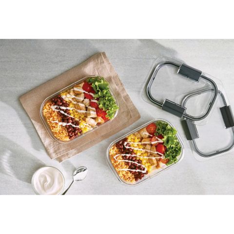 Bộ 18 Hộp Đựng Thực Phẩm Rubbermaid Brilliance Tritan - Kháng Rỉ, Chịu Nhiệt Tốt, Tiết Kiệm Không Gian, Made in USA