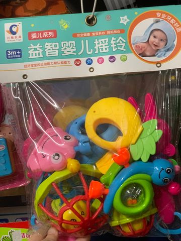 Bộ đồ chơi xúc xắc 519 cho trẻ - Đồ chơi âm thanh vui nhộn phát triển tư duy và khả năng phối hợp tay mắt cho bé từ 6 tháng tuổi