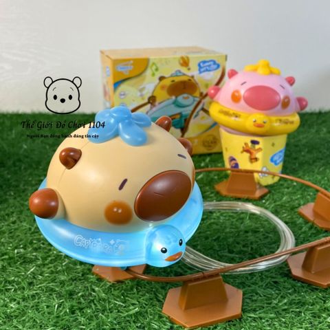 Xe Thăng Bằng Một Bánh Capybara Có Nhạc & Đèn – Đồ Chơi Lắp Ráp Đường Ray DIY 27 Chi Tiết Thú Vị Cho Bé Học Tập & Giải Trí