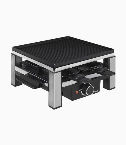 Bếp Nướng Điện Exquisit Raclette 4010 - Thiết Bị Nấu Raclette Dễ Vệ Sinh Cho 4 Người, Công Suất 900 Watt