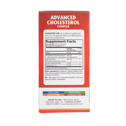 Combo 2 Viên Advanced Cholesterol Complex Olympian Labs - Hỗ Trợ Cân Bằng Cholesterol và Sức Khỏe Tim Mạch