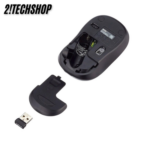 Chuột Không Dây Logitech M185 - Kết Nối USB 2.4GHz, Độ Phân Giải 1000 DPI, Thiết Kế Nhỏ Gọn, Hoàn Hảo Cho PC/Laptop