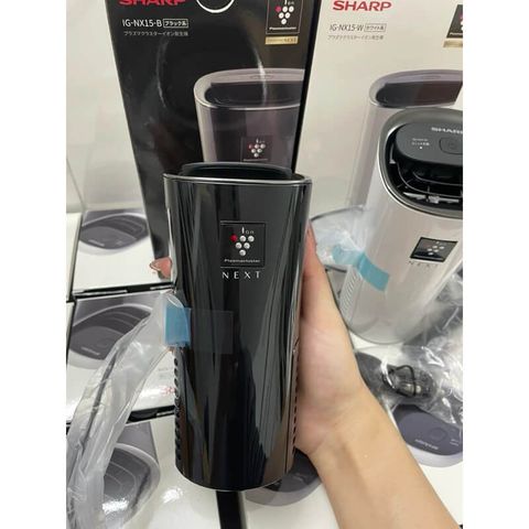 Máy Lọc Không Khí Ô Tô Sharp IG-NX15 - Khử Mùi, Plasmacluster Next 75000 Ion, Chính Hãng Nhật Bản, Thiết Kế Tiện Lợi, USB