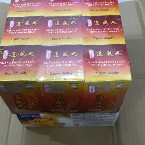 Viên uống hỗ trợ xương khớp Nhân Sâm Tuyết Liên Truy Phong Hoàn - Giúp giảm đau và cải thiện sức khỏe khớp 100% tự nhiên